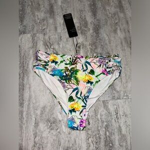 Floral High-Waisted Bikini Bottoms